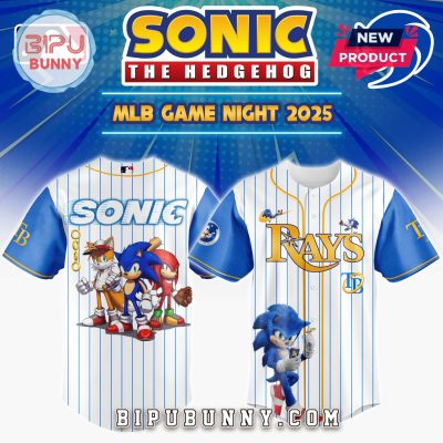 Tampa Bay Rays MLB x Sonic Game Night Baseball Jersey