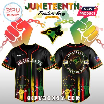 Toronto Blue Jays MLB x Juneteenth Day 2025 Baseball Jersey