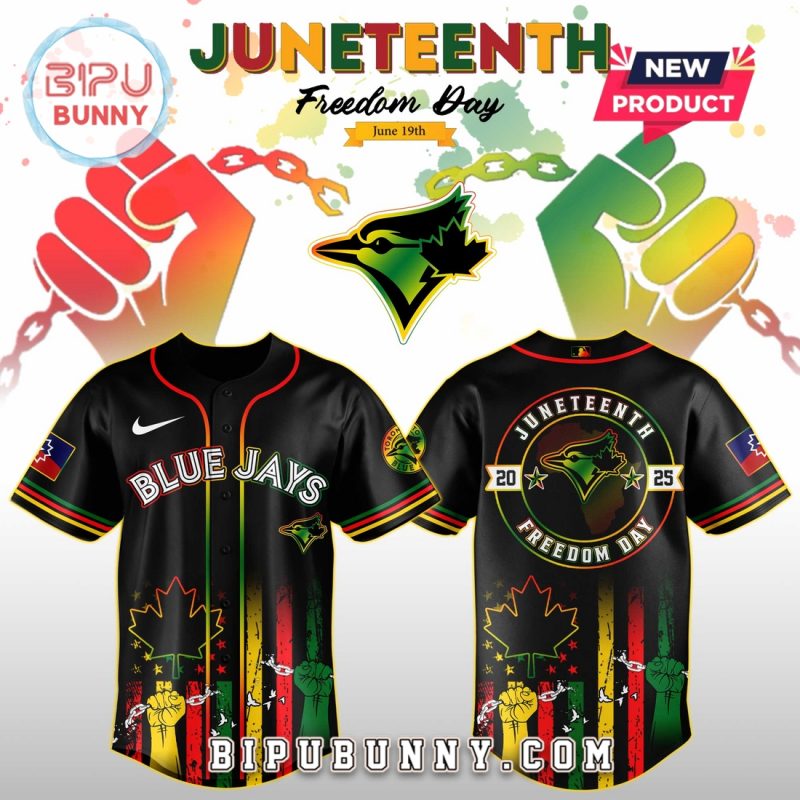 Toronto Blue Jays MLB x Juneteenth Day 2025 Baseball Jersey