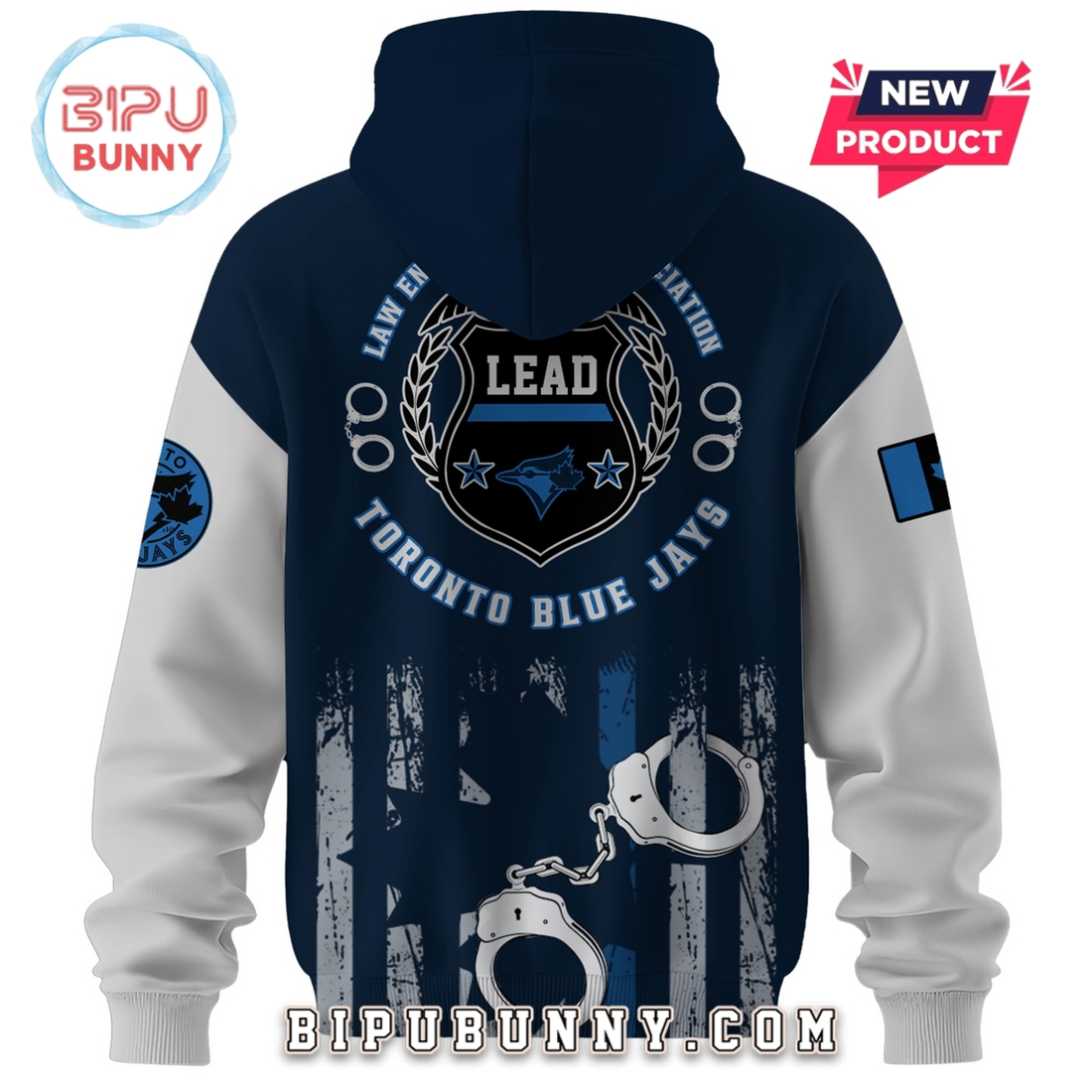 Toronto Blue Jays MLB x Law Enforcement Appreciation Day Hoodie And Pants Toronto Blue Jays MLB x Law Enforcement Appreciation Day Hoodie And Pants
