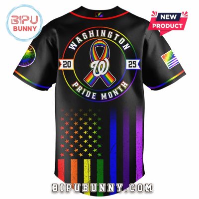 Washington Nationals Happy Pride Month Baseball Jersey
