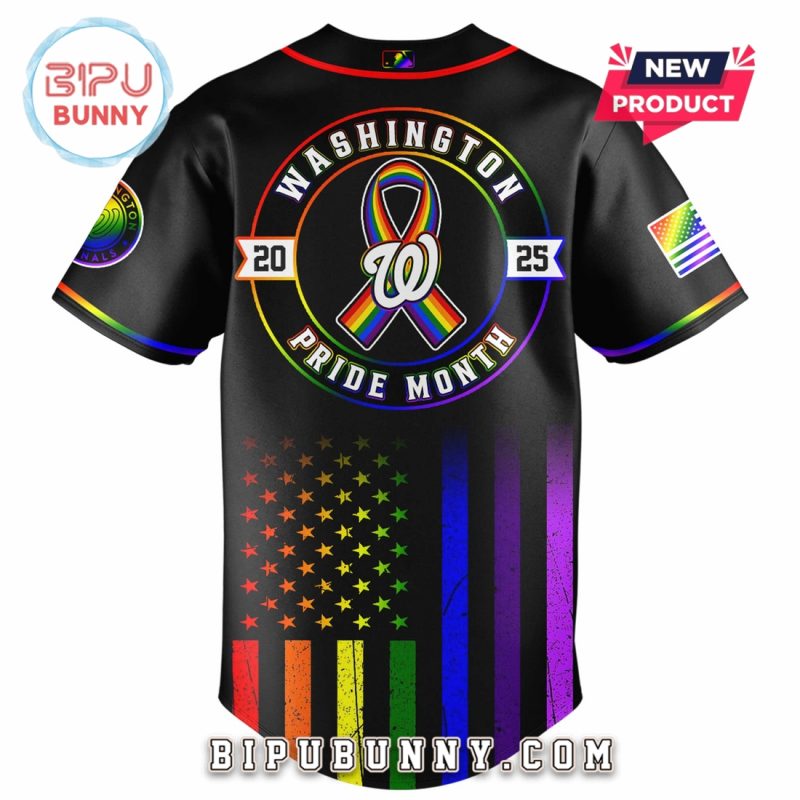 Washington Nationals Happy Pride Month Baseball Jersey
