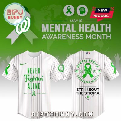 Washington Nationals MLB Mental Health Awareness Baseball Jersey