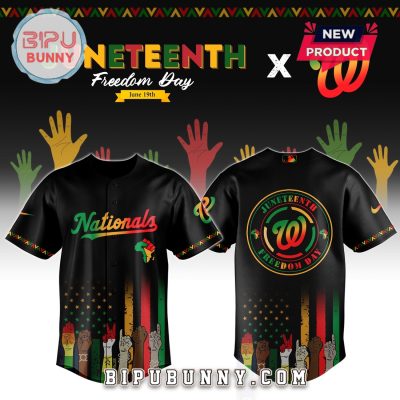 Washington Nationals MLB x Juneteenth Baseball Jersey