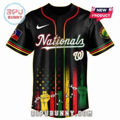 Washington Nationals MLB x Juneteenth Day 2025 Baseball Jersey