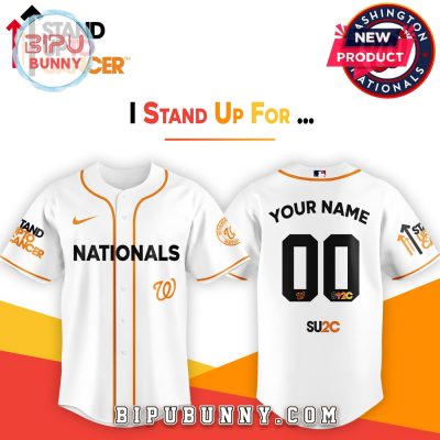Washington Nationals x Stand Up To Cancer 2025 Baseball Jersey