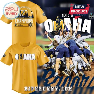 2025 Super Regional Champions Murray State Yellow Baseball Jersey