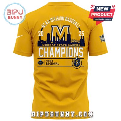 2025 Super Regional Champions Murray State Yellow Hoodie