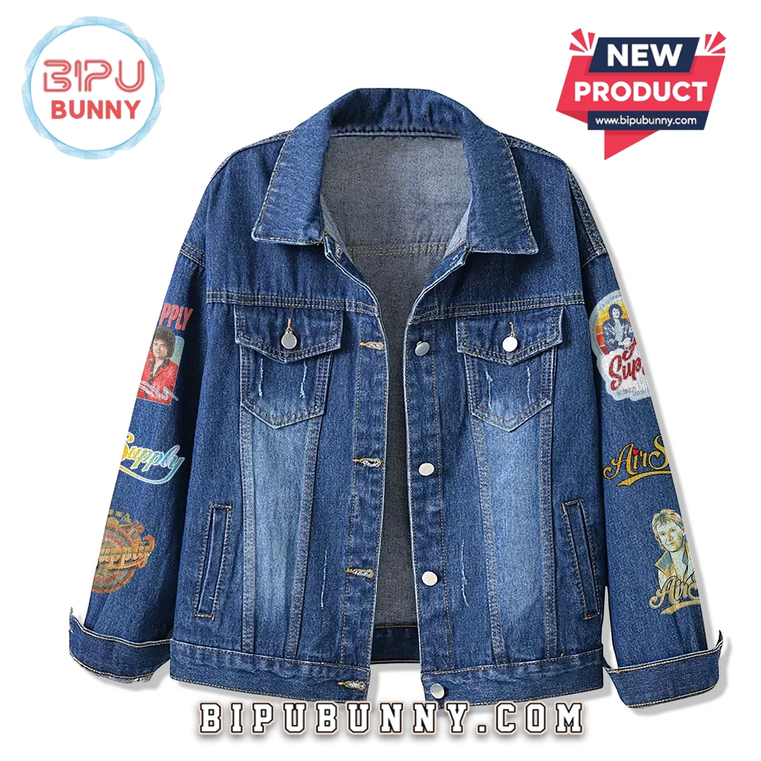 50th Anniversary Celebration Of Air Supply Denim Jacket 50th Anniversary Celebration Of Air Supply Denim Jacket