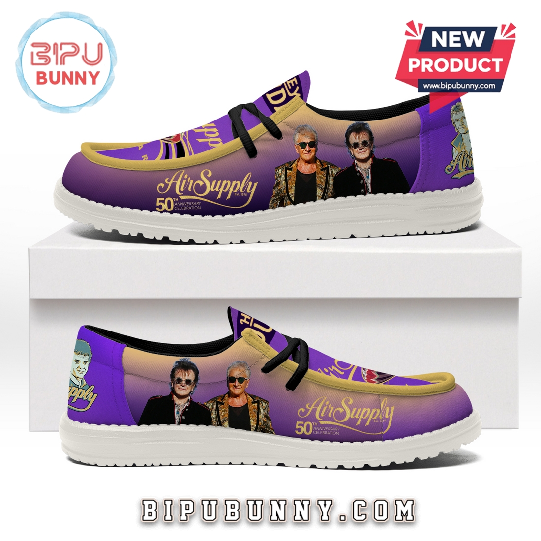 50th Anniversary Celebration Of Air Supply Loafer Shoes 50th Anniversary Celebration Of Air Supply Loafer Shoes