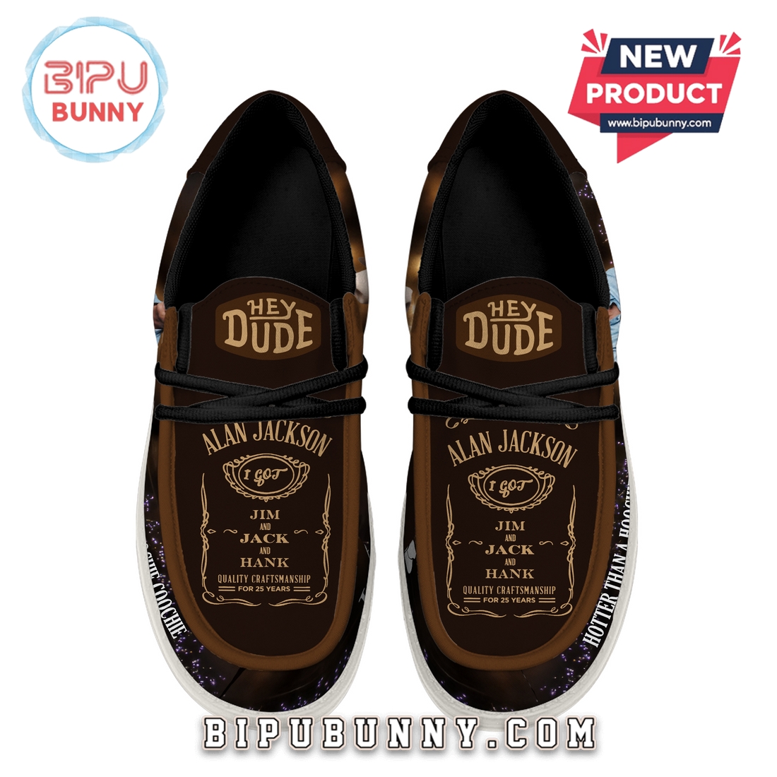 Alan Jackson – Hotter Than A Hoochie-Coochie Loafer Shoes Alan Jackson – Hotter Than A Hoochie-Coochie Loafer Shoes