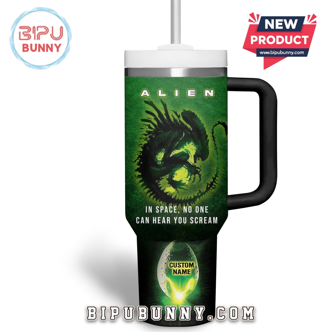 Alien Tumbler With Handle, Stanley Tumbler 40oz Alien Tumbler With Handle, Stanley Tumbler 40oz