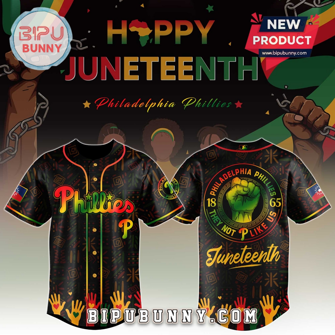 All Team MLB x Juneteenth Freedom Collection Baseball Jersey All Team MLB x Juneteenth Freedom Collection Baseball Jersey