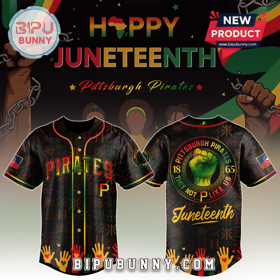 All Team MLB x Juneteenth Freedom Collection Baseball Jersey All Team MLB x Juneteenth Freedom Collection Baseball Jersey