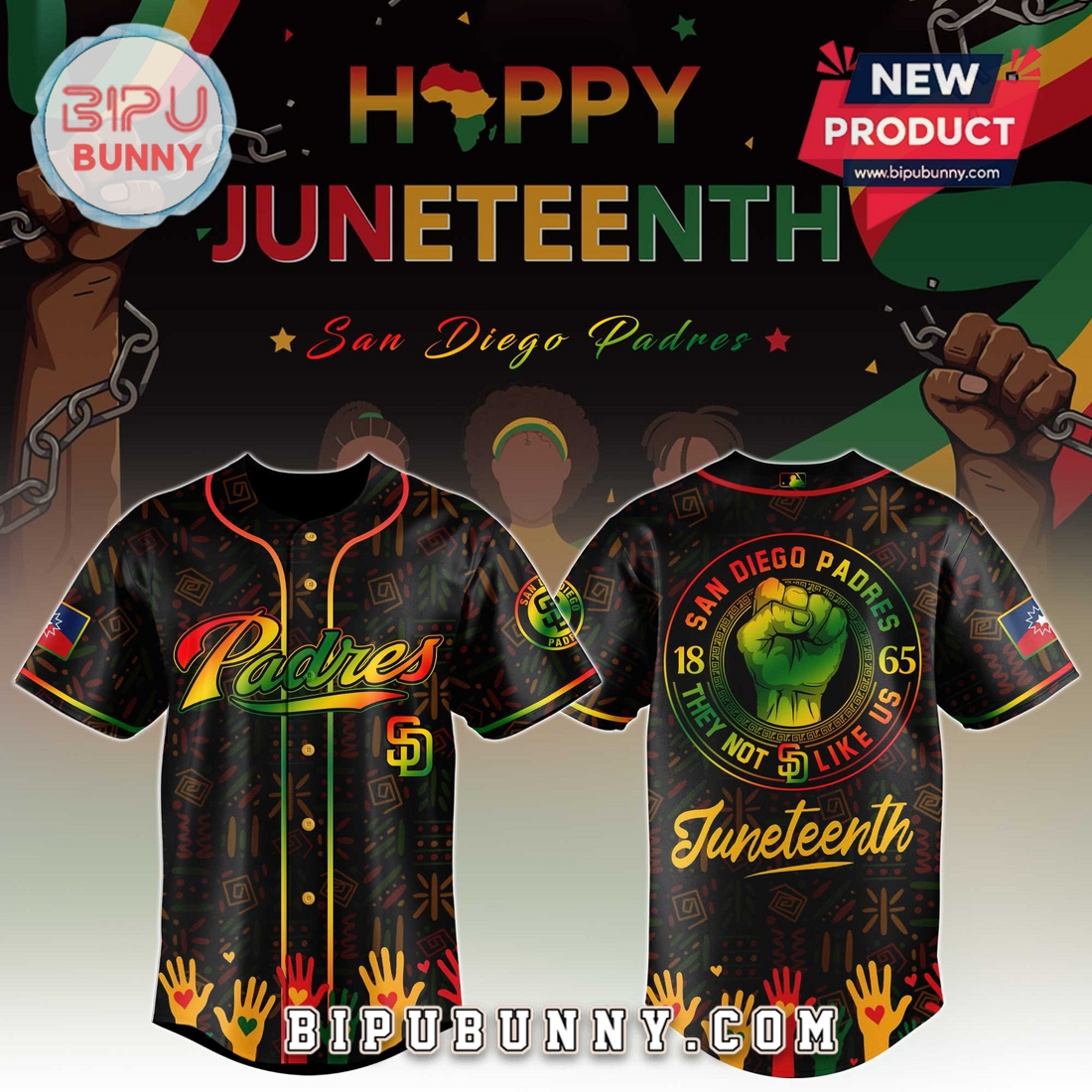 All Team MLB x Juneteenth Freedom Collection Baseball Jersey All Team MLB x Juneteenth Freedom Collection Baseball Jersey