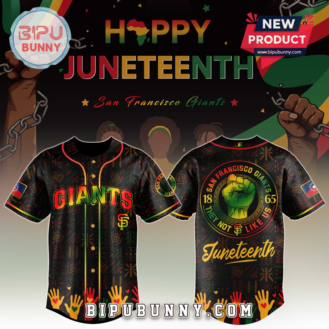 All Team MLB x Juneteenth Freedom Collection Baseball Jersey All Team MLB x Juneteenth Freedom Collection Baseball Jersey