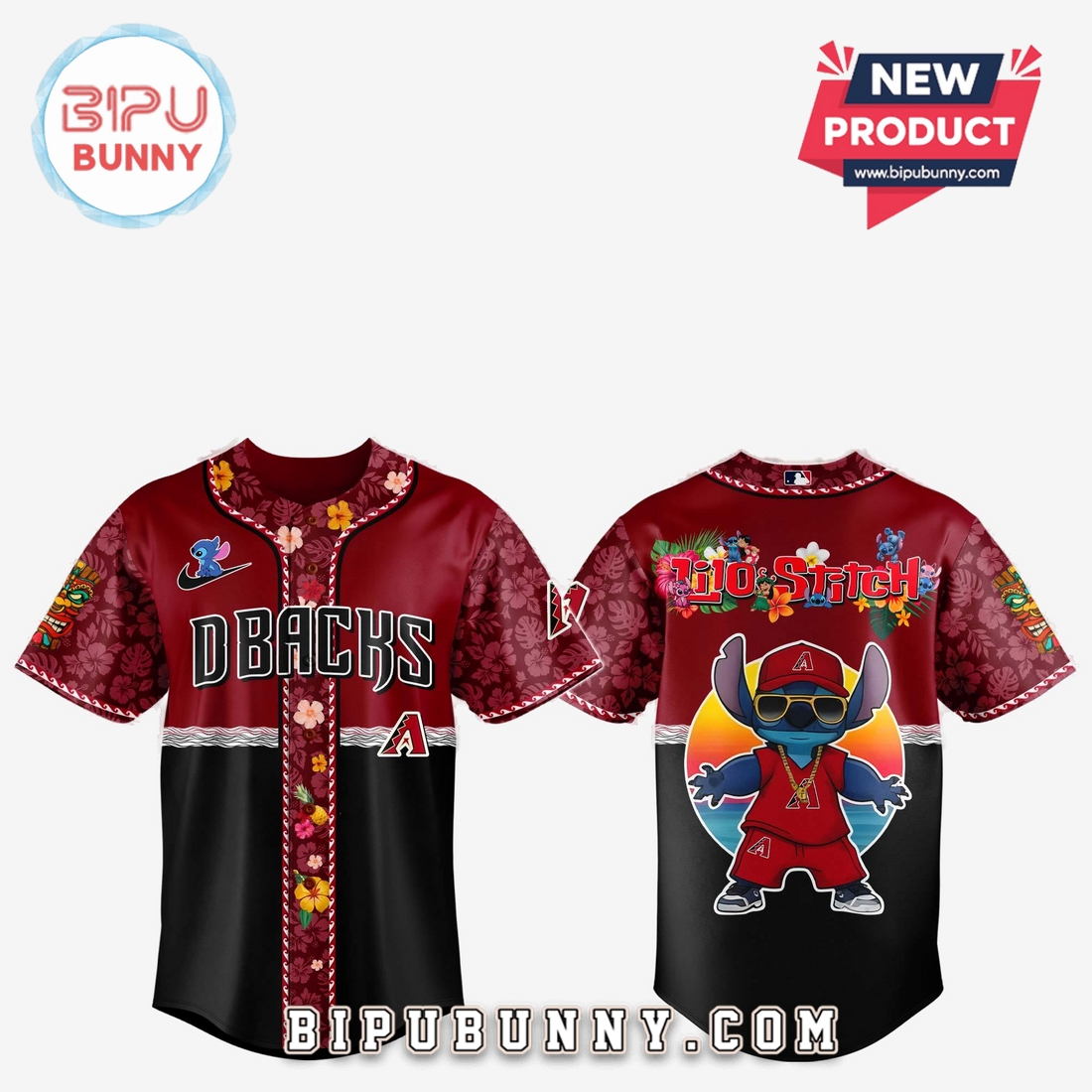 Arizona Diamondbacks x Lilo and Stitch Baseball Jersey 2025 Arizona Diamondbacks x Lilo and Stitch Baseball Jersey 2025
