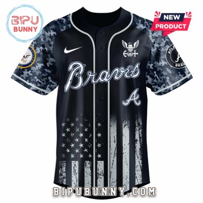 Atlanta Braves MLB x 250 U.S. Navy Baseball Jersey