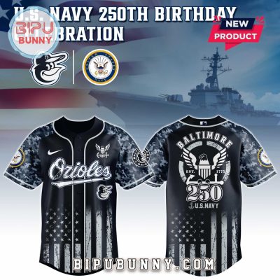 Baltimore Orioles MLB x 250 U.S. Navy Baseball Jersey