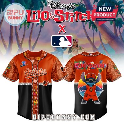 Baltimore Orioles x Lilo and Stitch Baseball Jersey 2025