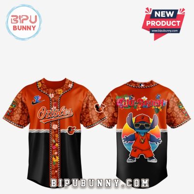 Baltimore Orioles x Lilo and Stitch Baseball Jersey 2025