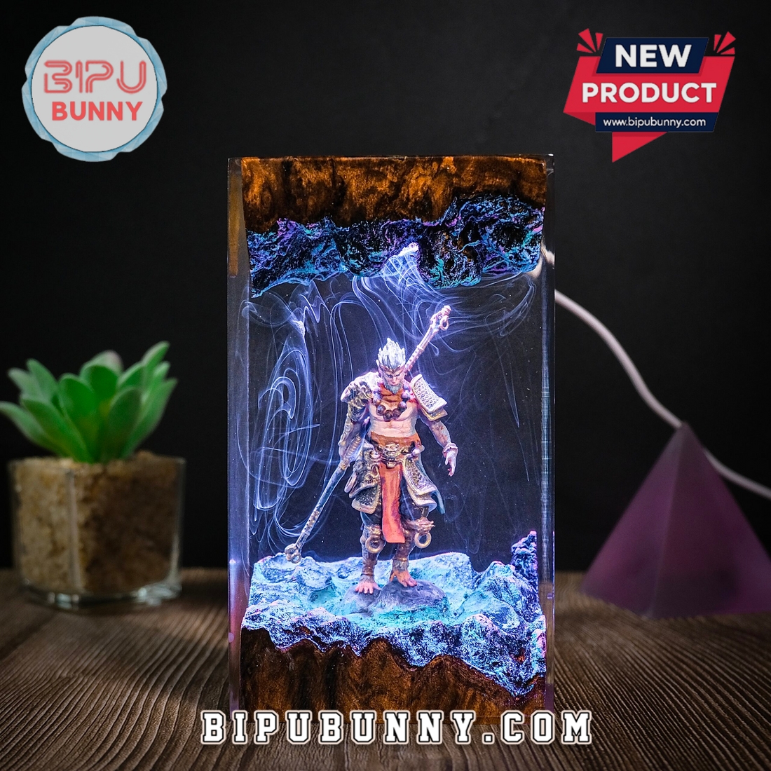 Black Myth Wukong Resin Lamp Black Myth Wukong Resin Lamp