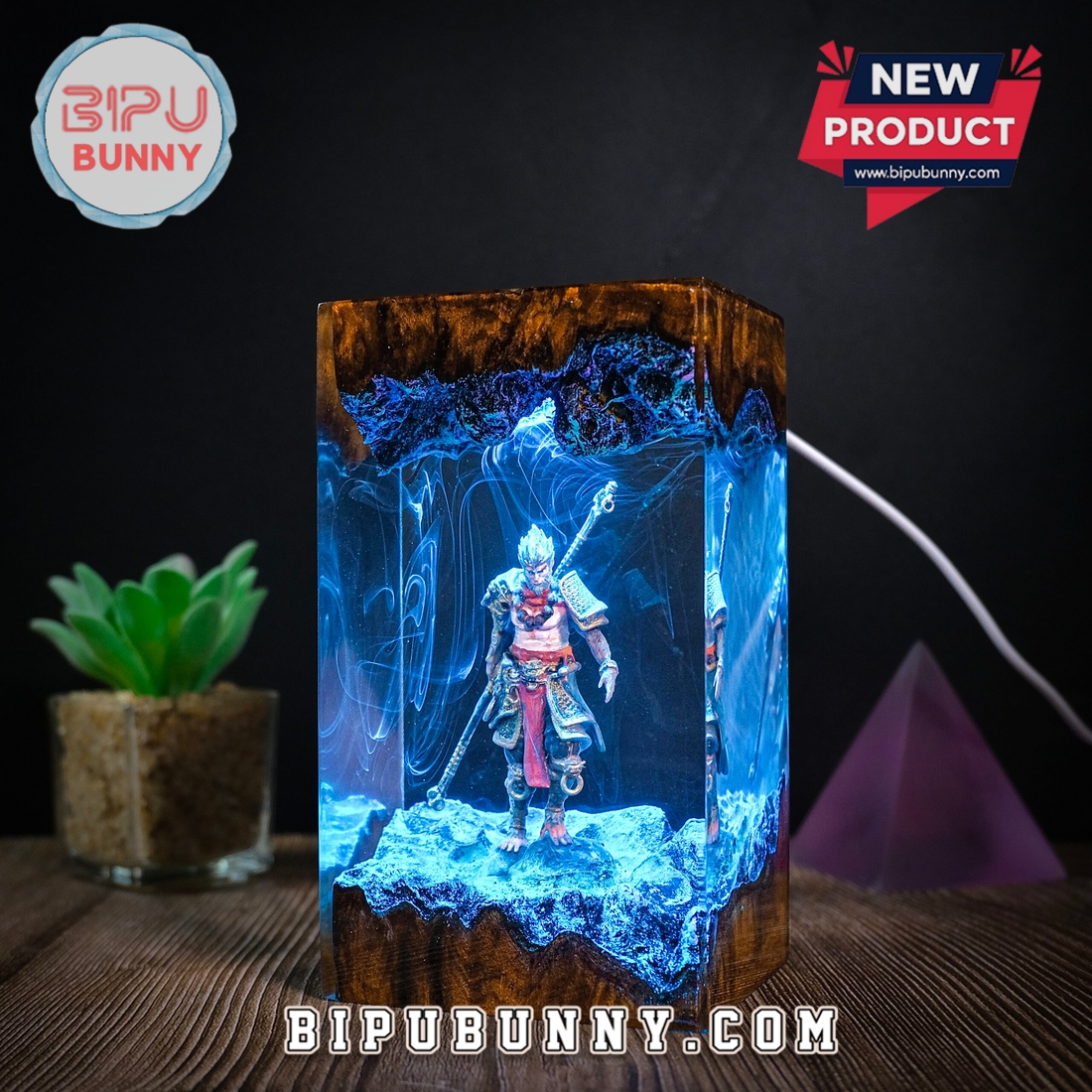 Black Myth Wukong Resin Lamp Black Myth Wukong Resin Lamp