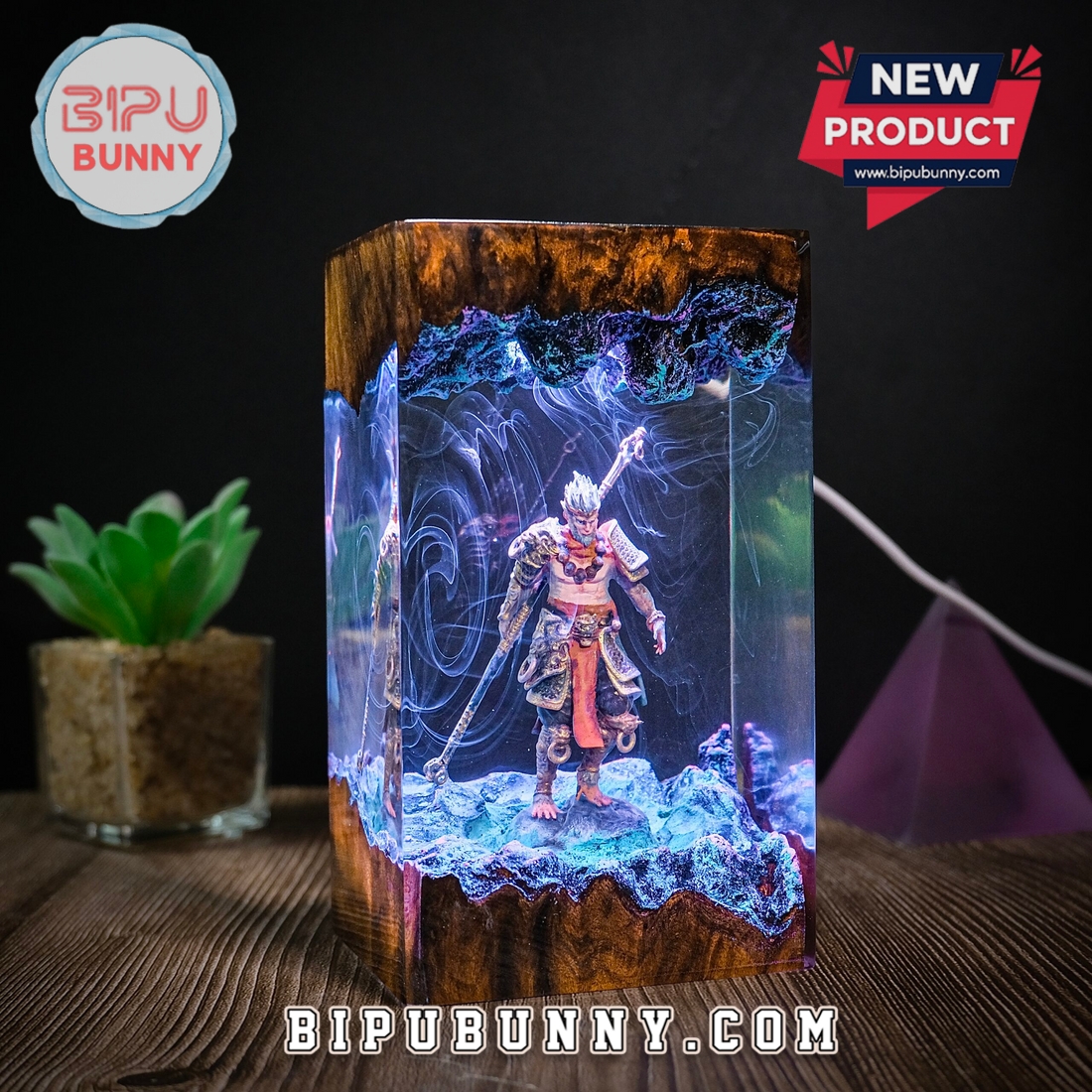 Black Myth Wukong Resin Lamp Black Myth Wukong Resin Lamp