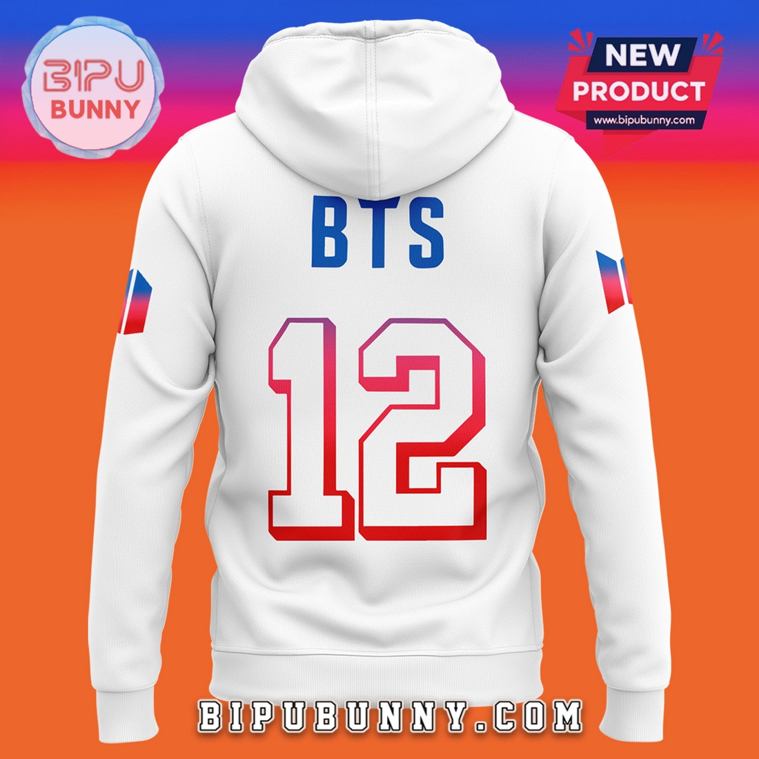 BTS Festa 2025 12th Anniversary White Hoodie And Pants BTS Festa 2025 12th Anniversary White Hoodie And Pants