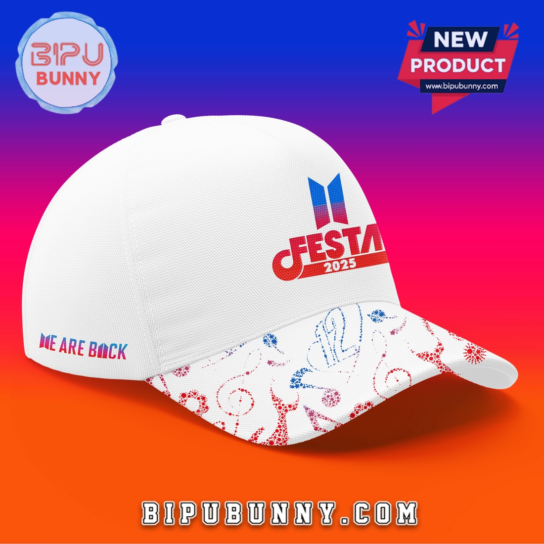 BTS Festa 2025 12th Anniversary White Hoodie And Pants BTS Festa 2025 12th Anniversary White Hoodie And Pants