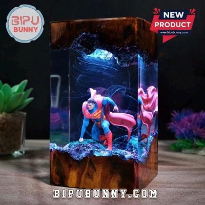 Captain Amine Super Hero Resin Lamp Captain Amine Super Hero Resin Lamp