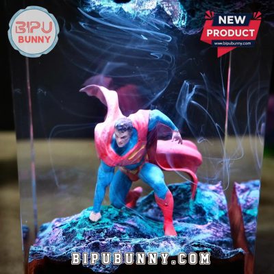 Captain Amine Super Hero Resin Lamp