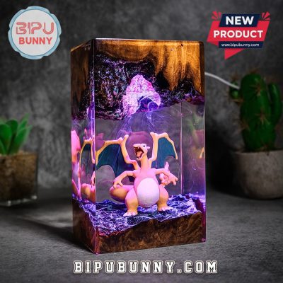 Charizard Pokemon Resin lamp