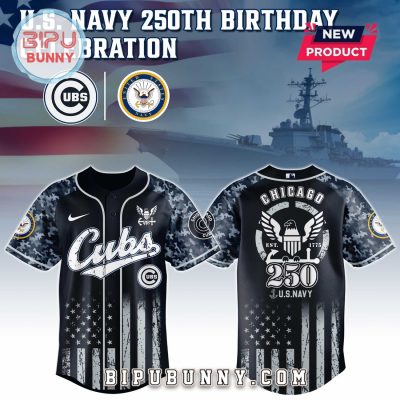 Chicago Cubs MLB x 250 U.S. Navy Baseball Jersey