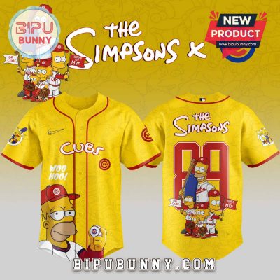 Chicago Cubs x The Simpsons Limited Edition Baseball Jersey