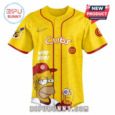 Chicago Cubs x The Simpsons Limited Edition Baseball Jersey