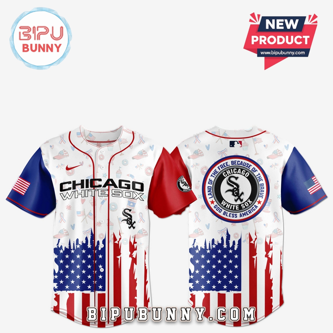Chicago White Sox Independence Day Baseball Jersey 2025 Chicago White Sox Independence Day Baseball Jersey 2025