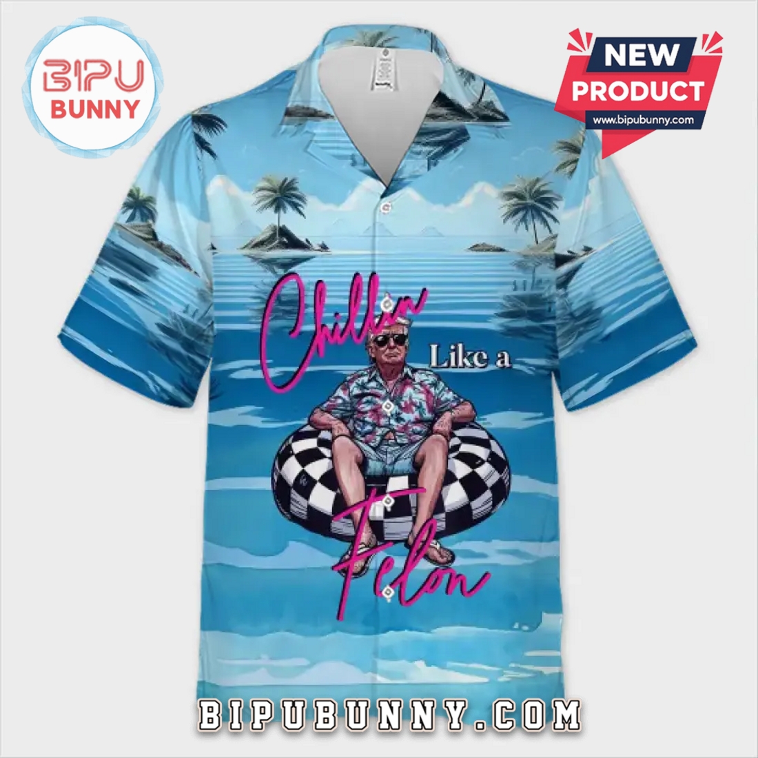 Chillin Like A Villain – US Election Hawaiian Shirt Chillin Like A Villain – US Election Hawaiian Shirt