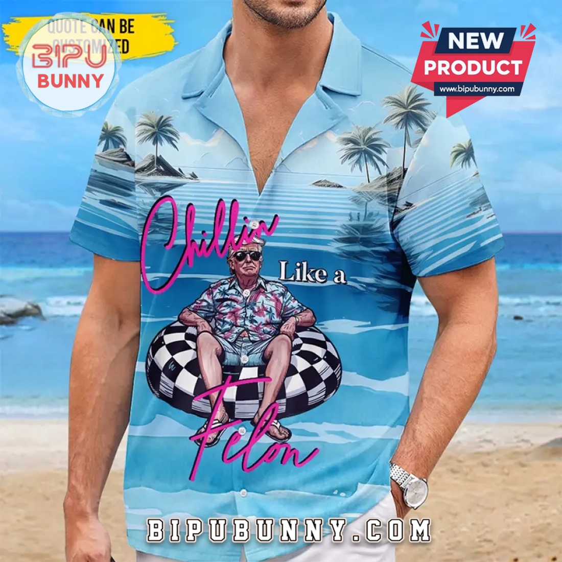 Chillin Like A Villain – US Election Hawaiian Shirt Chillin Like A Villain – US Election Hawaiian Shirt