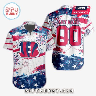 Cincinnati Bengals 2025 Independence Day 4th Of July Hawaiian Shirt
