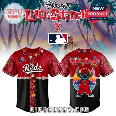 Cincinnati Reds x Lilo and Stitch Baseball Jersey 2025