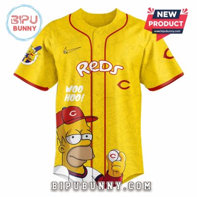 Cincinnati Reds x The Simpsons Limited Edition Baseball Jersey