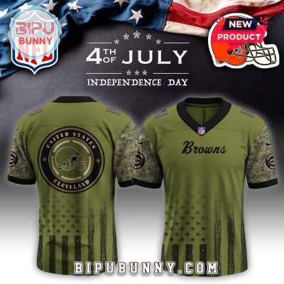 Cleveland Browns NFL x Independence Day Baseball Jersey