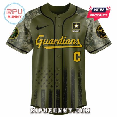 Cleveland Guardians MLB x 250 U.S. Army Baseball Jersey