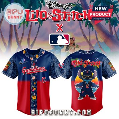 Cleveland Guardians x Lilo and Stitch Baseball Jersey 2025