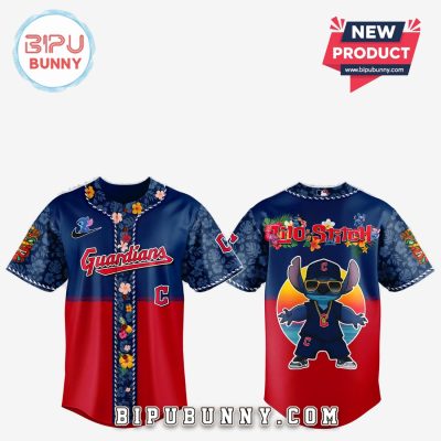 Cleveland Guardians x Lilo and Stitch Baseball Jersey 2025