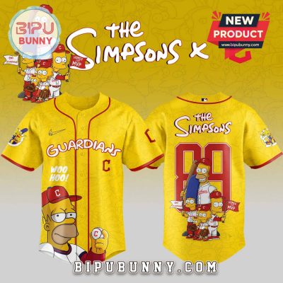 Cleveland Guardians x The Simpsons Limited Edition Baseball Jersey