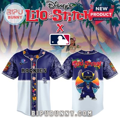 Colorado Rockies x Lilo and Stitch Baseball Jersey 2025