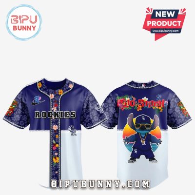 Colorado Rockies x Lilo and Stitch Baseball Jersey 2025
