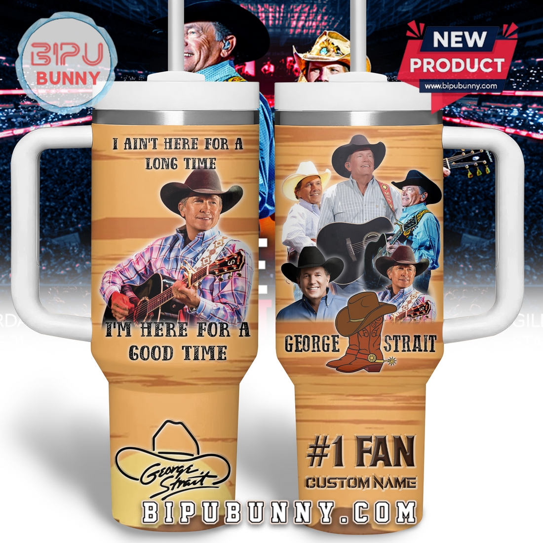 Custom George Strait For Fan Stanley Cup Custom George Strait For Fan Stanley Cup